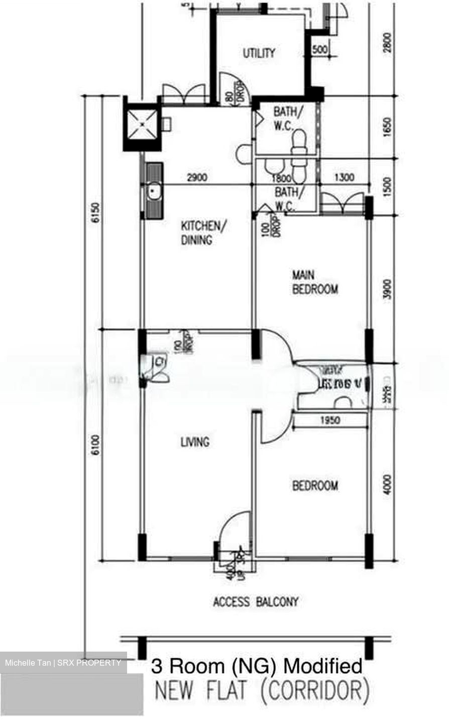 Blk 118 Kebun Baru Heights (Ang Mo Kio), HDB 3 Rooms #534632671